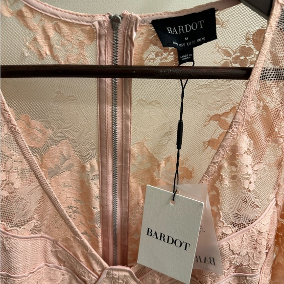 BARDOT Corset Dress In Soft Pink - Picture 7 of 12